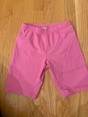Hanna Andersson Bright Pink Bike Shorts with Elastic Waist